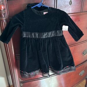Gymboree Black Velvet Dress
